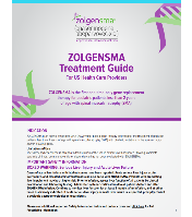 Thumbnail of the ZOLGENSMA treatment guide